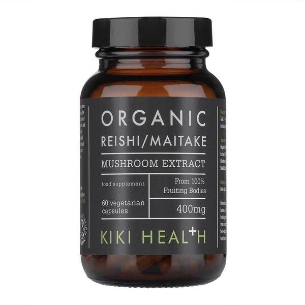 KIKI Health, Reishi & Maitake Mushroom Extract Organic - 60 vcaps