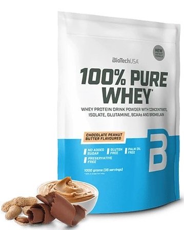 BioTechUSA, 100% Pure Whey, Chocolate Peanut Butter - 1000g