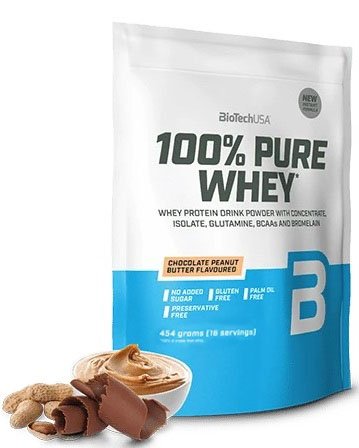 BioTechUSA, 100% Pure Whey, Chocolate Peanut Butter - 454g