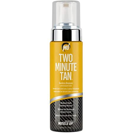 Pro Tan, Two Minute Tan, Sunless Bronzer Gel de bronzage foncé à éclat instantané - 237 ml.