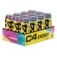 Cellucor, C4 Explosive Energy Drink, Cosmic Rainbow - 12 x 500 ml.