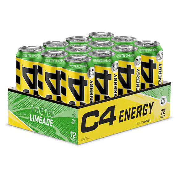 Cellucor, C4 Explosive Energy Drink, Twisted Limeade - 12 x 500 ml.