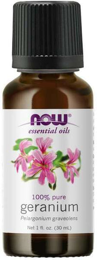 NOW Foods, Essential Oil, Geranium Oil - 30 ml.