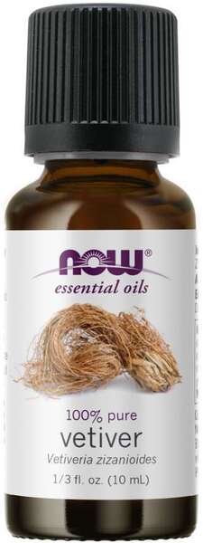 NOW Foods, Essential Oil, Vetiver Oil - 10 ml.