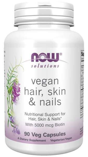 NOW Foods, Vegan Hair, Skin & Nails - 90 vcaps