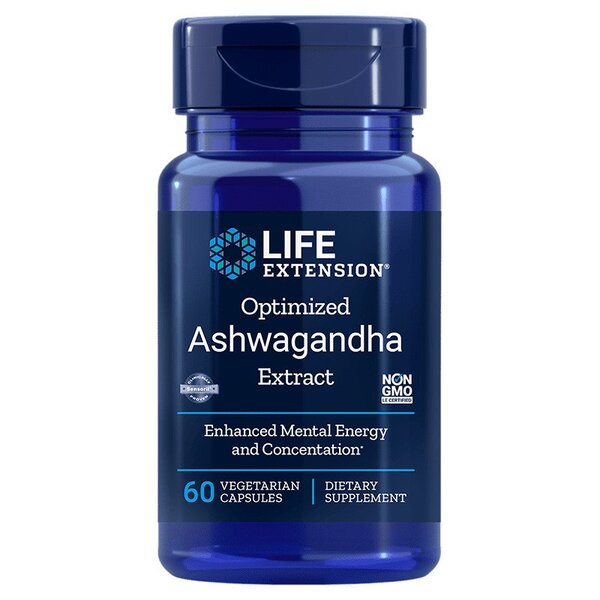 Life Extension, Optimized Ashwagandha Extract - 60 vcaps