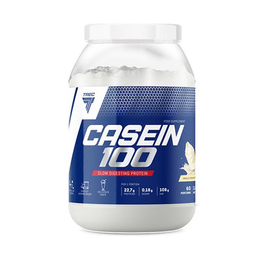 Trec voeding, caseïne 100, romige vanille - 1800 g