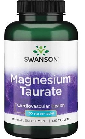 Swanson, Magnesium Taurate, 100mg - 120 tablets
