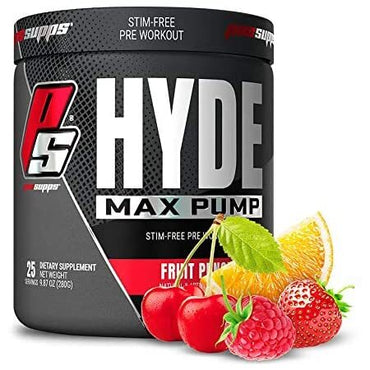 Pro Supps, Hyde Max Pump, Fruit Punch - 280g