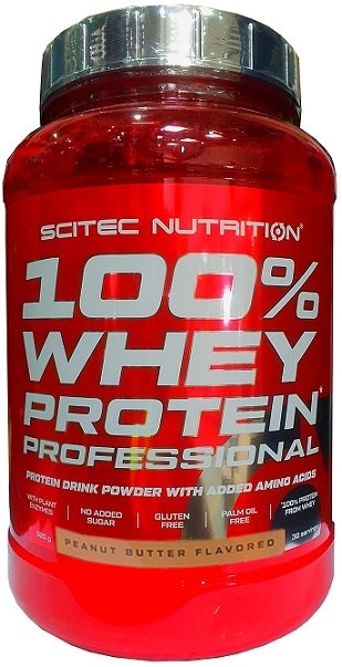 SciTec, 100% Whey Protein Professional, Peanut Butter - 920g