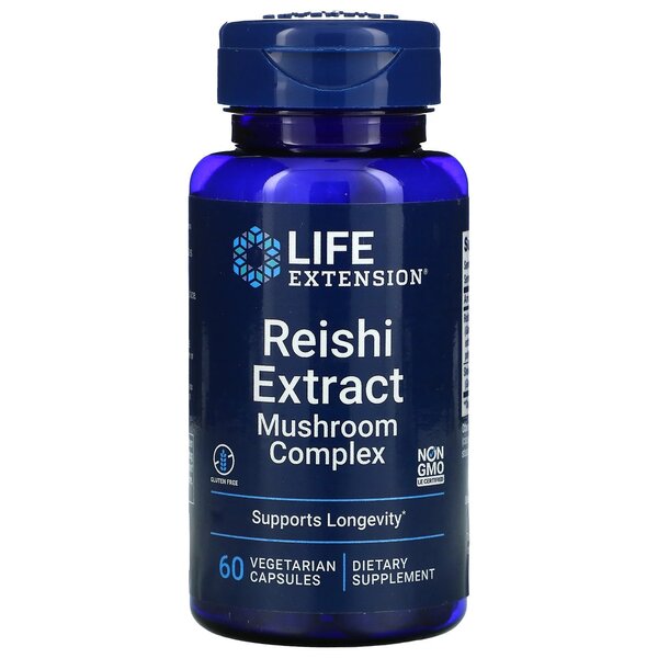 Life Extension, Reishi Extract Mushroom Complex - 60 vcaps