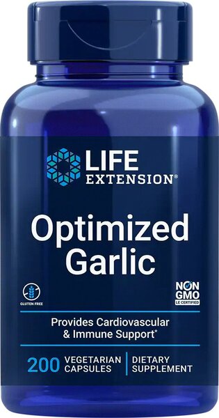 Life Extension, Optimized Garlic - 200 vcaps