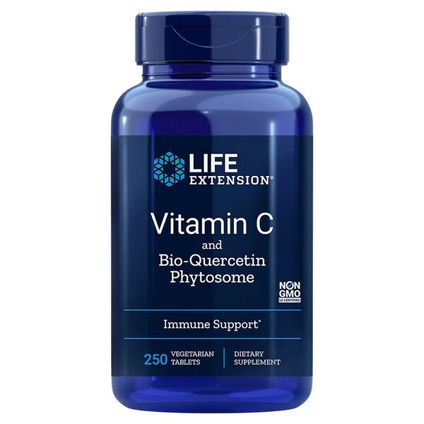 Life Extension, Vitamin C and Bio-Quercetin Phytosome - 250 vegetarian tabs