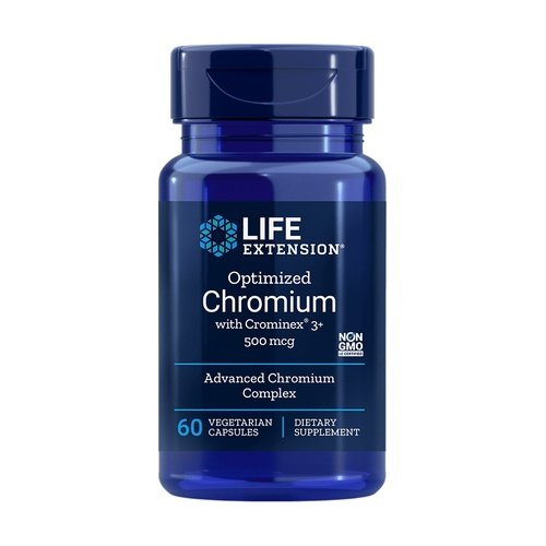 Life Extension, Optimized Chromium with Crominex 3+, 500mcg - 60 vcaps