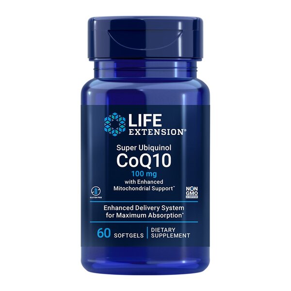 Life Extension, Super Ubiquinol CoQ10 with Enhanced Mitochondrial Support, 100mg - 60 softgels