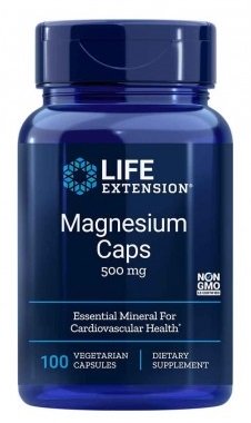 Life Extension, Magnesium Caps, 500mg - 100 vcaps