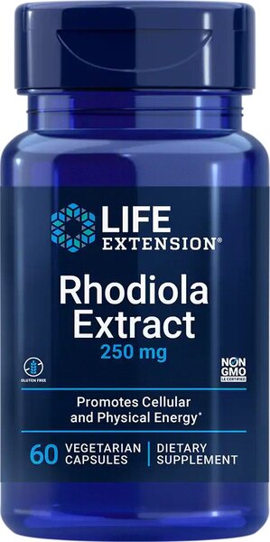 Life Extension, Rhodiola Extract, 250mg - 60 vcaps