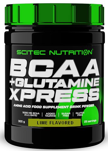 SciTec, BCAA + Glutamine XPress, Lime - 300g