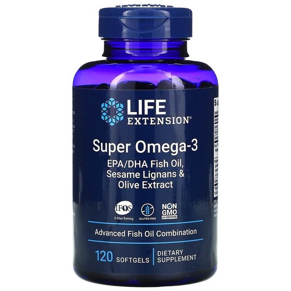 Life Extension, Super Omega-3 - 120 softgels