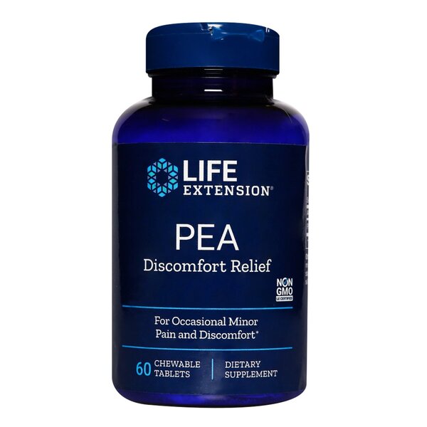 Life Extension, PEA Discomfort Relief - 60 chewable tablets
