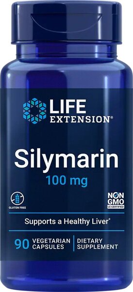 Life Extension, Silymarin, 100mg - 90 vcaps