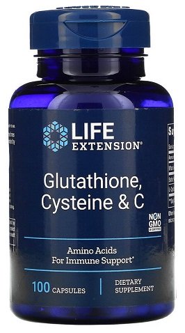 Life Extension, Glutathione, Cysteine & C - 100 caps