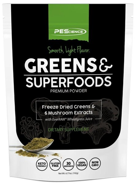PEScience, Greens & Superfoods, Unflavored - 195g