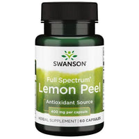 Swanson, Full Spectrum Lemon Peel, 400mg - 60 caps