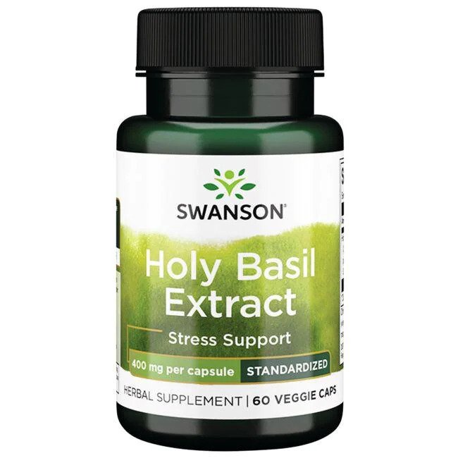 Swanson, Holy Basil Extract, 400mg - 60 vcaps