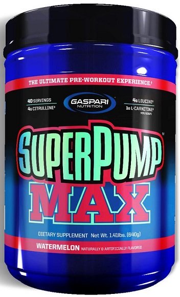 Gaspari Nutrition, SuperPump MAX, Watermelon - 640g