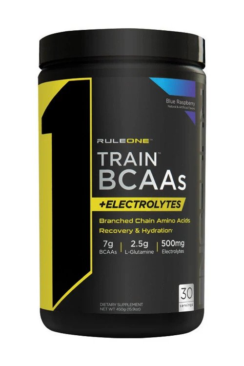 Rule One, Train BCAAs + Electrolytes, Blue Raspberry - 450g