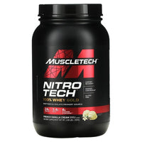 MuscleTech, Nitro-Tech 100% Whey Gold, French Vanilla Cream (EAN 631656710472) - 907g