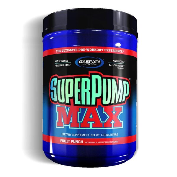 Gaspari Nutrition, SuperPump MAX, Fruit Punch - 640g