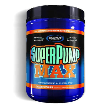 Gaspari Nutrition, SuperPump MAX, Orange Cooler - 640g