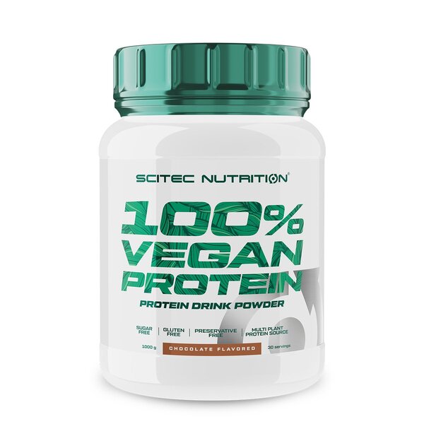 SciTec, 100% Vegan Protein, Hazelnut Walnut - 1000g