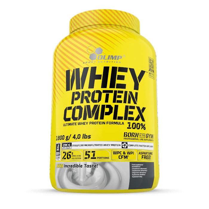 Olimp Nutrition, Whey Protein Complex 100%, Vanilla - 1800g
