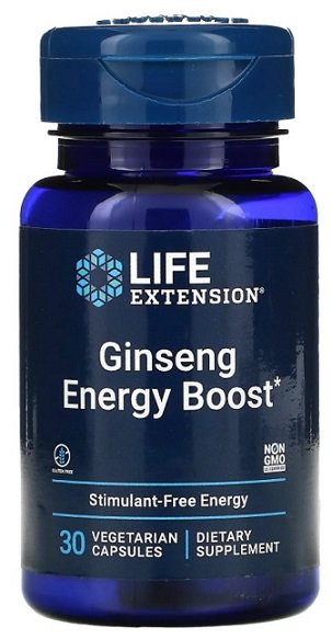 Life Extension, Ginseng Energy Boost - 30 vcaps