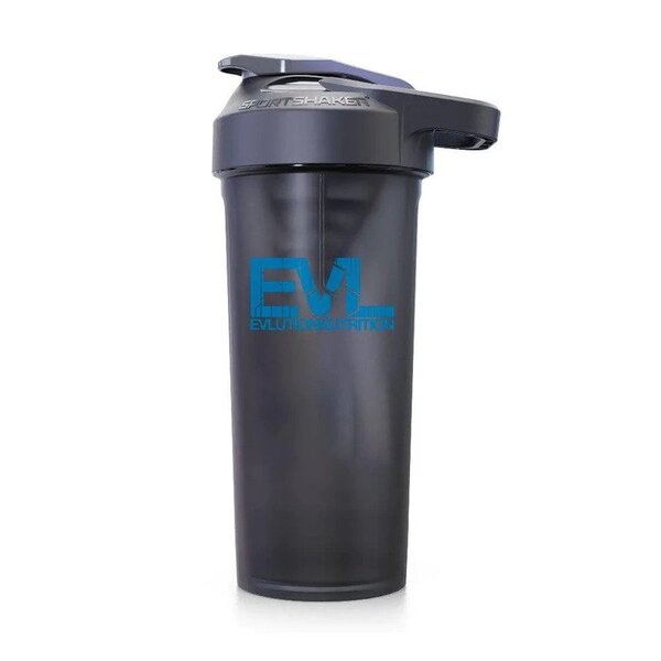 EVLution Nutrition, EVL Sport Shaker, Black - 600 ml.