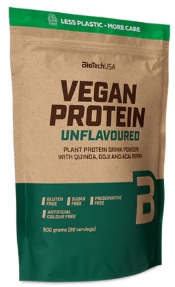 BioTechUSA, Vegan Protein, Unflavoured - 500g