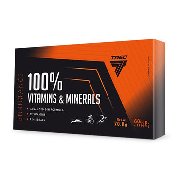 Trec Nutrition, Enudrance 100% Vitamins & Minerals - 60 caps