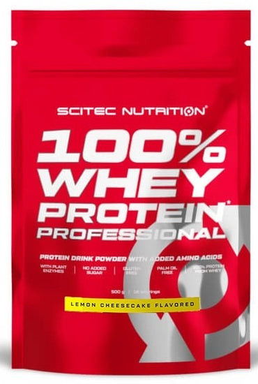 SciTec, 100% Whey Protein Professional, Lemon Cheescake - 500g