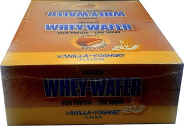 Weider, Whey-Wafer, yogur de vainilla - 12 x 35 g