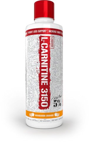 5% Ernæring, Flydende L-Carnitin 3150 - Legendary Series, Mandarin Orange - 473 ml.