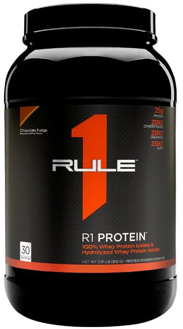 Rule One, R1 Protein, Chocolate Fudge - 912g