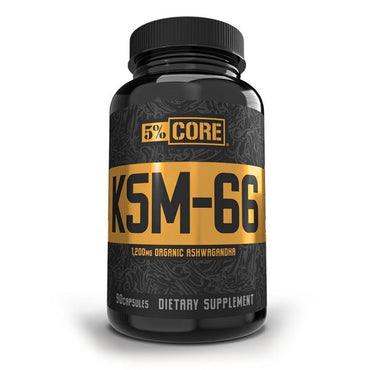 5% Nutrition, KSM-66 - Série Core - 90 cápsulas