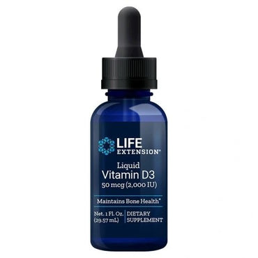 Life Extension, Liquid Vitamin D3, 50mcg - 29 ml.