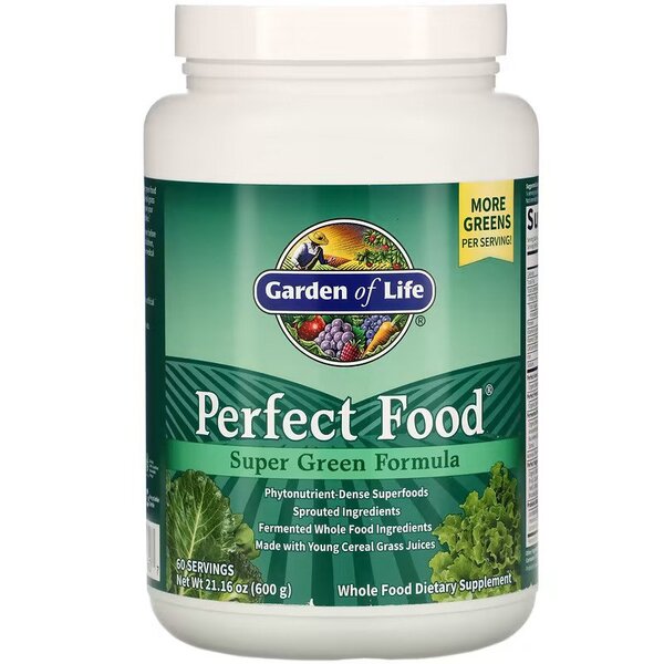 Garden of Life, Perfect Food Super Green Formula, Powder - 600g