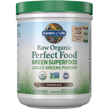 Garden of Life, Raw Organic Perfect Food Green Superfood, Chocolate - 285g