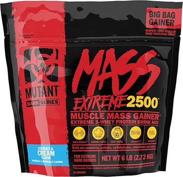Mutant, Mutant Mass Extreme 2500, Cookies & Cream - 2720g