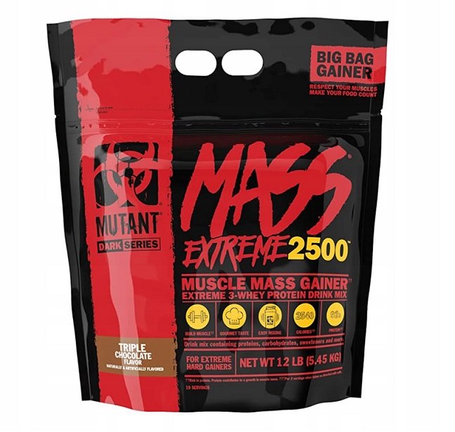 Mutant, Mutant Mass Extreme 2500, Triple Chocolate - 5450g